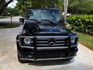 Front profile Armored Mercedes Benz