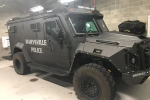 Armored law enforcement vehicle from the Armored Group